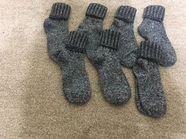 Women&#39;s Turn Cuff Socks--Gray--Size 4-10--Lot of 7 - $16.99