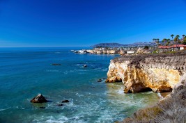 Shell Beach California by Pismo Beach Seascape Surf Barbara Snyder Signed 12x19 - £47.47 GBP