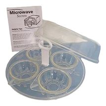 4 Egg Microwave Egg Poacher Set - £7.77 GBP