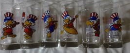 Set of 6 Coca-Cola German L A. Olympic Glasses with Mascot & different events - $29.21