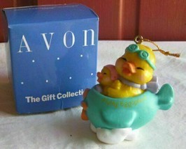 Easter Eggspression Plane Ornament By Avon - $24.75