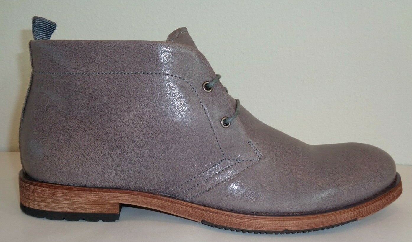 Primary image for English Laundry Size 12 M SHEFFIELD Grey Leather Chukka Boots New Mens Shoes