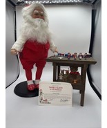 Danbury Mint Christmas Santa Claus at his Work Bench Workshop Vintage In... - £50.94 GBP
