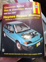 1985-2001 Chevrolet Sprint Geo &amp; Metro Haynes Service Repair Manual 24075 - £6.29 GBP