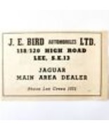 1954 J.E. Bird Ltd Jaguar Dealer Advertisement Import Automobilia Lee E89F1 - $27.42 CAD