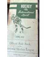 Hockey  International Sport Official Rule Book National Hockey League 19... - $13.52 CAD