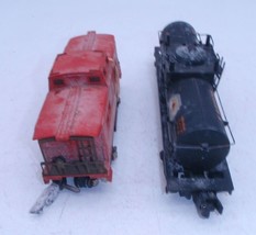 Lot Of 2 American Flyer Cars - 912 Tank Car &amp; 630 Caboose - £26.93 GBP