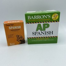 Vis-Ed Spanish Vocabulary Cards Grammar  Compact Cards Barrons AP Set Of 2 - £14.64 GBP