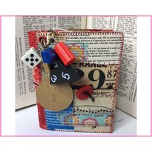 Collage Cover Custom Junk Journal Removable Ephemera Mini Pocket Field A... - $62.99