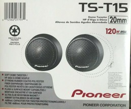 Pioneer - TST15 - ¾&quot; Soft Dome Tweeter with 120 Watts Maximum Power - Pair - £39.34 GBP