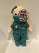 Hometown Heroes Nurse Doctor in Scrubs Plush Stuffed Animal Toy New 8” - £12.78 GBP
