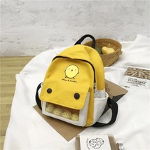 Qiaoduo School Backpack Women 2023 College Girls Cute  Small Yellow  Bags Studen - £116.11 GBP