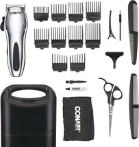 The 22-Piece Corded Or Cordless Home Hair Cutting Kit From Conairman Is ... - $45.96