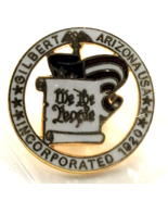 Gilbert Arizona Pin USA Patriotic Scroll We The People Flag Civic Town Seal - $239.74 MXN