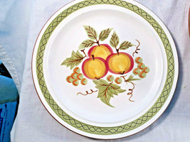Stangl Pottery Dinner Plate Apple Delight 10 Inch USA - £16.02 GBP