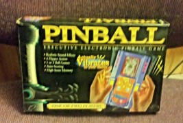 Excalibur Executive Electronic Pinball Game W/ Box &amp; Directions - £22.55 GBP