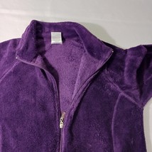 Danskin Now DN8634845 Women's Purple Full Zip Pocket Fleece Jacket Size L(12/14) image 5