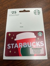 Starbucks 2021 Holiday Christmas Gift Hang Hanger Card Limited Edition - £2.73 GBP