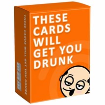 These Cards Will Get You Drunk - Fun Adult Drinking Game for Parties, Multicolor - £21.06 GBP