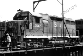 Baltimore &amp; Ohio B&amp;O 3547 EMD GP35 Chicago ILL 1965 Photo - £11.69 GBP
