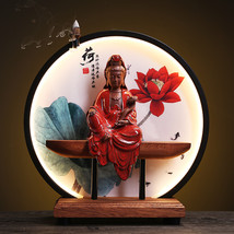 Guanyin Ceramic Rulai Guanyin inverted incense burner for home - $98.00