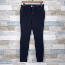 Jessica Simpson High Rise Skinny Ankle Jeans Faded Black Stretch Womens ... - £11.15 GBP