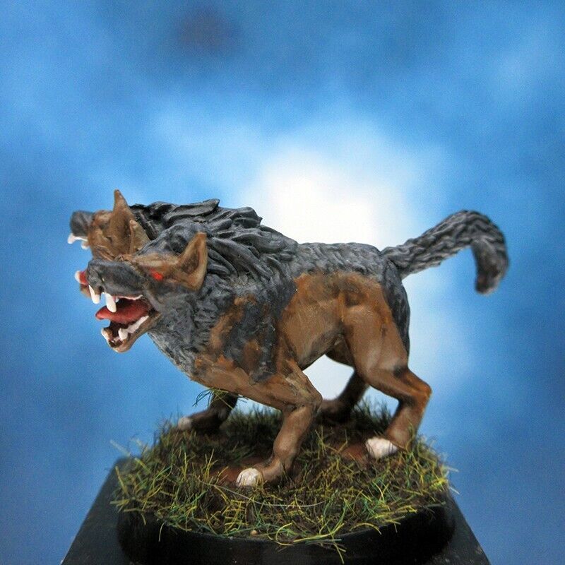 Painted Board Game Plastic Game Piece Hellhound II - $37.49