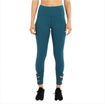 Marika Women&#39;s Small Josie Cut Out Legging Athletic Pants Atlantic Deep Green - £21.63 GBP