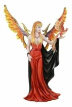 Nene Thomas Fire Goddess Elemental Fairy With Blood Phoenix Avatar Statue 15&quot;H - £69.11 GBP