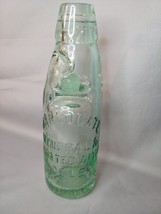 Cod Bottle Harrogate Mineral &amp; Aerated Water 1890s Antique Green England NM - £23.64 GBP