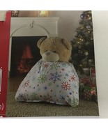 Holiday Time Giant White 36&quot; Gift Bag Snow Big Large Sack Christmas Plus... - £7.85 GBP