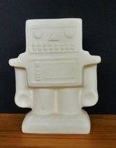 Adorable vintage ceramic robot piggy bank - $30.00