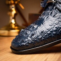 Marco Di Milano genuine Premium Nile Crocodile Skin Shoes, Italian leather Nilo image 11