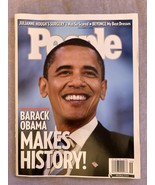 BARACK OBAMA MAKES HISTORY JAN 17 2008 PEOPLE MAGAZINE new - $27.77 CAD