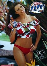 Miller Light Beer Advertising Metal  Sign 8x12in Vintage Mancave Man Cav... - $34.72 CAD