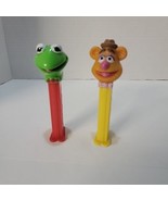 Lot of 2 Jim Henson&#39;s The Muppets Vintage PEZ Dispensers Fozzie &amp; Kermit  - €4,32 EUR