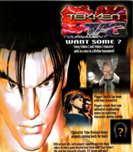 Tekken Tag Tournament Arcade Flyer Original Unused Video Game Martial Arts 1999 - £18.65 GBP