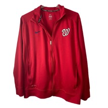 Nike Dri Fit MLB Washington Nationals Men&#39;s XXL Full Zip Jacket - £27.12 GBP
