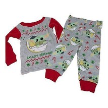 Star Wars 3T Holiday Pajamas Baby Yoda Christmas 2 pc Long Sleeve NEW Grogu - $16.83