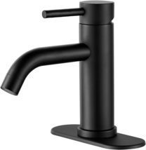 Black Bathroom Faucet Single Hole RV Bathroom Faucet Single Handle Bathroom Sink - £18.66 GBP