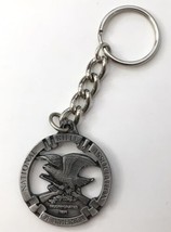 Vintage Metal National Rifle Association Keychain Eagle Incorporated 1871 - £7.85 GBP