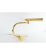 Vtg 70s Mid Century Modern MCM Sold Brass Swivel Articulating Desk Lamp ... - $7,093.76 MXN