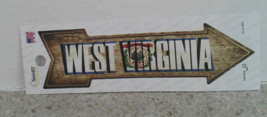 West Virginia Flag Circle Arrow - 3&quot;  Decal Sticker - €6,51 EUR