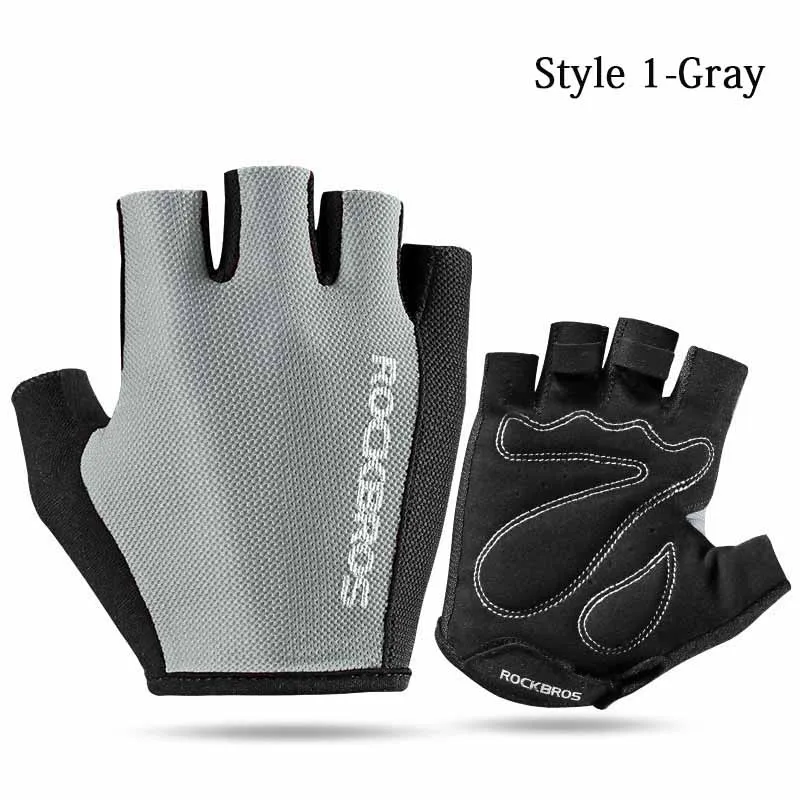 BROS Half Finger Cycling Gloves  Shockproof MTB Mountain Bike Gloves Mens Outdoo - £90.63 GBP