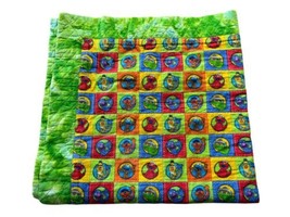 Vtg Sesame Street Crib Quilt Baby Toddler Comforter Blanket Bird Ernie 34X35” - £27.96 GBP