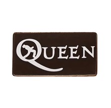 Queen Logo Lapel Enamel Pin - Rock Band Pin Freddy Mercury - New! - £4.72 GBP