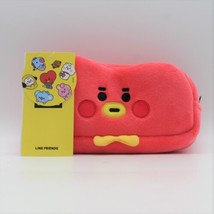 BT21 Line Friends Baby Tata Plush Zippered Bag, Case, Clutch Nwt - £22.07 GBP