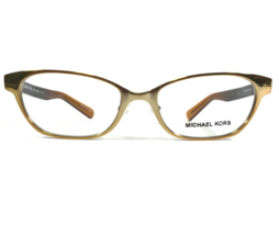 Michael Kors MK 3014 Sybil 1149 Eyeglasses Frames Brown Gold Cat Eye 50-17-135 - $46.57