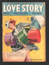 Love Story 3/2/1942-Modest Stein cover-Pulp romance by Ruth Lyons-Nancy Crosb... - £17.24 GBP
