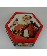 1999 Pepsi cola Christmas santa collectible metal  tin container cookie ... - $27.80 CAD